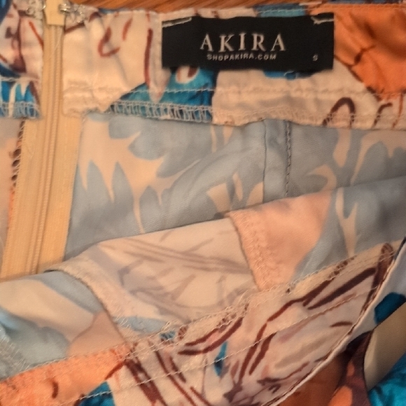 AKIRA - Satin Floral Print Pants - Picture 3 of 7